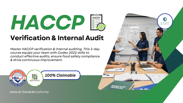 Hazard Analysis Critical Control Points (HACCP) Verification and Internal Audit Training Course