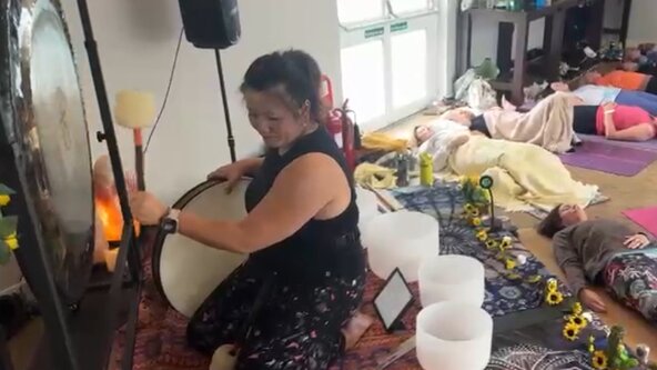 "Finding Centre: Return to your Rhythm" Sound Bath Meditation @ Badbury Park Primary School 