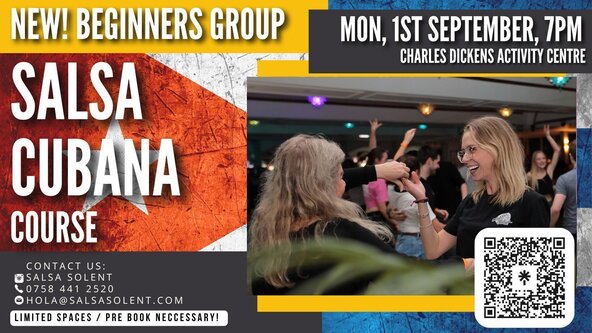 🌟 NEW! 🌟 Salsa Beginners Course - September 2025🌟