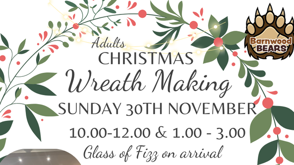 🍾Wreath Making & Fizz 🎄