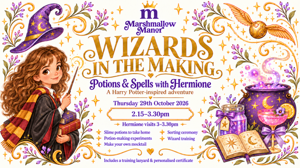 Wizards in the Making: Potions & Spells with Hermione event artwork