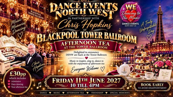 Blackpool Tower Ballroom, Afternoon Tea