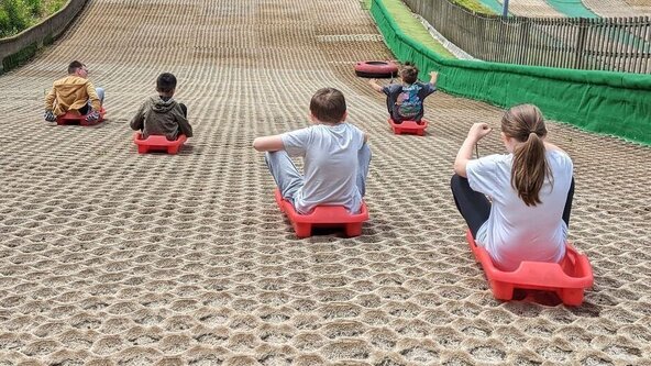 Tobogganing
