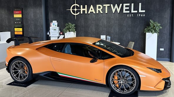 Supercars. Coffee. Conversation. Chartwell Supercar Repair Shop Derby