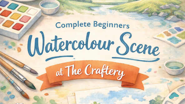 Complete Beginners Water Colour Scene 🎨 🌄