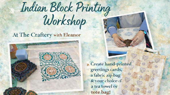 🌿 Indian Block Printing Workshop