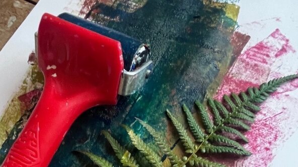 Introduction to Printmaking with Nature with artist Marion McConaghie