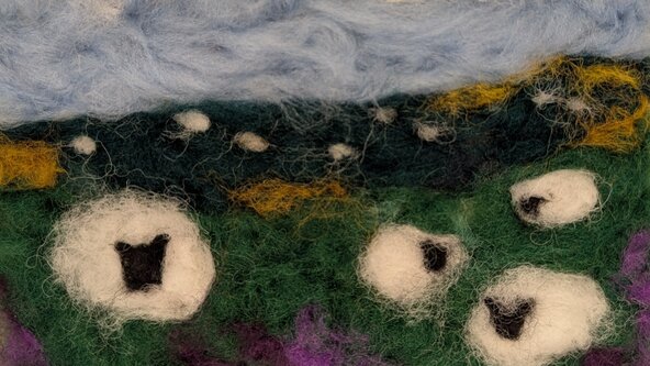Heritage Craft Taster Session 8 - Felting Sheep