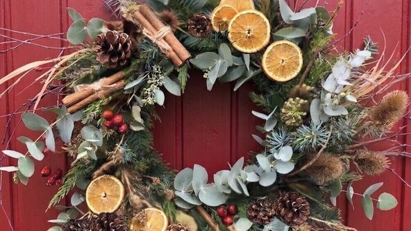 The Natural Christmas Wreath Workshop