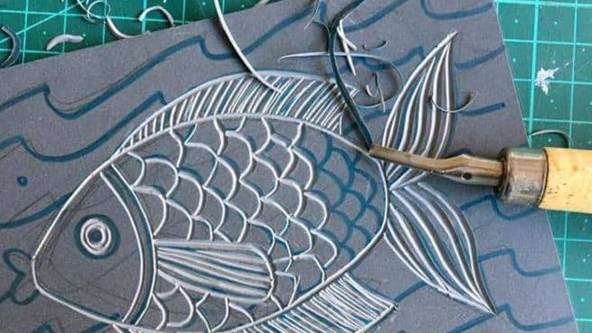 Heritage Craft Taster Session 10 - Linoprinting