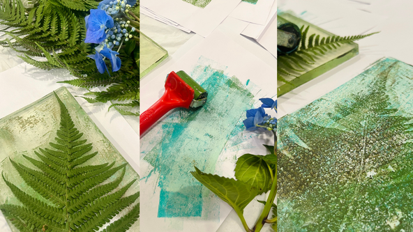 Nature-Themed Gel Printmaking Workshop with Marion McConaghie