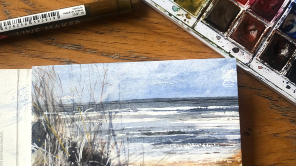 Watercolour Landscape Painting with artist Sarah Carrington