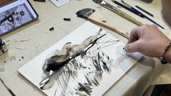 Brave Art Painting Workshop with Mark Bonello