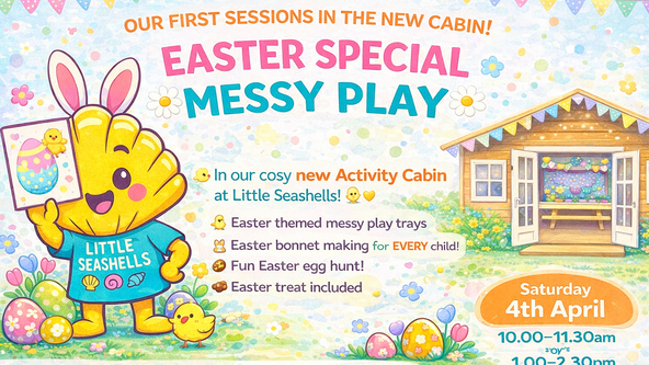 🐣 Messy Egg Hunt at the Activity Cabin 