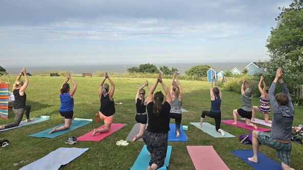 **Family summer evening Yoga & Sea swim**