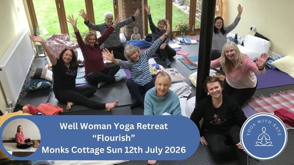 Well woman yoga day retreat "Flourish" Sun 12th July 2026