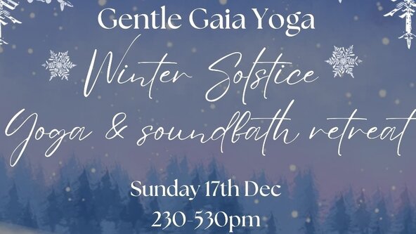 Christmas mini afternoon retreat chair based yoga 