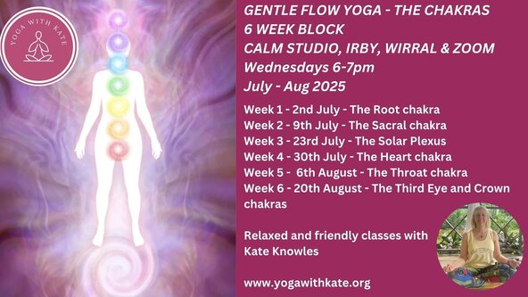 Gentle Flow Yoga, Calm Village & Zoom, July - August 2025