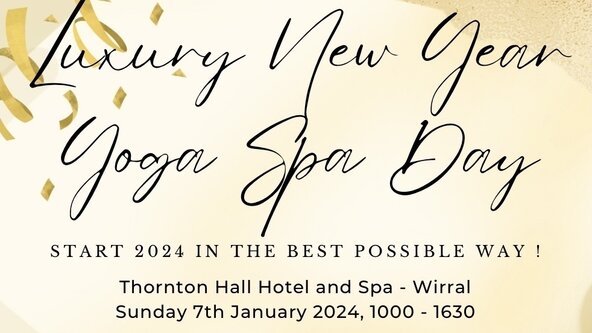 Luxury New Year yoga spa day at Thornton Hall Hotel
