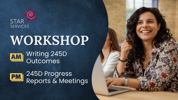 WORKSHOP | Writing 245D Outcomes (AM) & 245D Progress Reports and Meetings (PM) 🏢