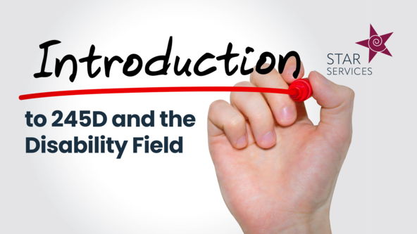 Introduction to 245D and the Disability Field 💻