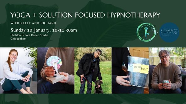✨ Yoga + Solution Focused Hypnotherapy with Kelly & Richard ✨