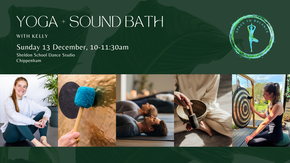 ✨ Yoga + Sound Bath with Kelly ✨