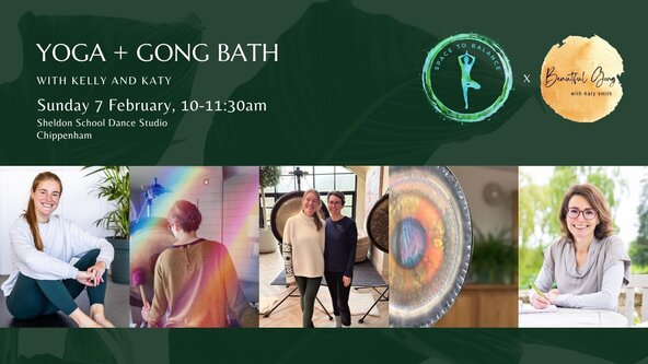 ✨ Yoga + Gong Bath with Kelly & Katy ✨