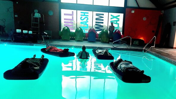 Indoor Floating Aqua Sound Bath Experience - Chichester Lakeside