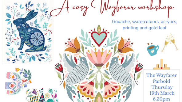 ✨Scandi Folk Art - Cosy, Wayfarer Workshop, Parbold✨