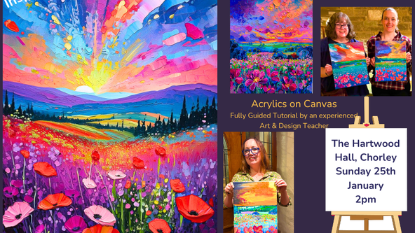 💥Fauvism Landscapes  Sip & Paint 🥂at The Hartwood Hall, Chorley