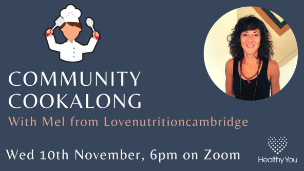 Healthy You Cookalong on Zoom
