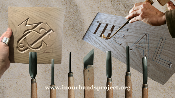 Letter Cutting - Heritage Wood Carving
