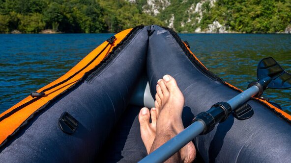 Packcraft au lac de Nisramont
