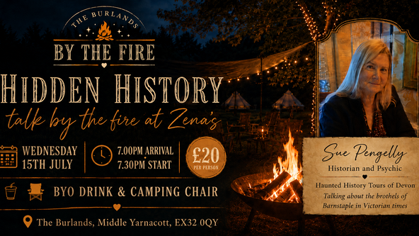 By The Fire Events: Hidden History with Sue Pengelly