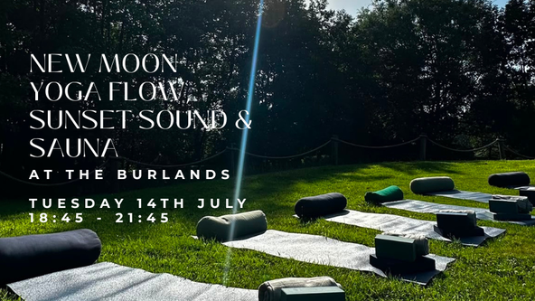 New Moon Ceremony: Flow, Sunset Sounds and Sauna 🌙 