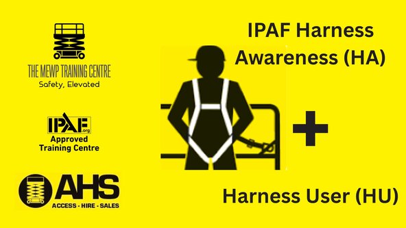 IPAF Harness Awareness (HA) + User (HU) Course AVAILABLE 24/7 **ONLINE COURSE.*** 
