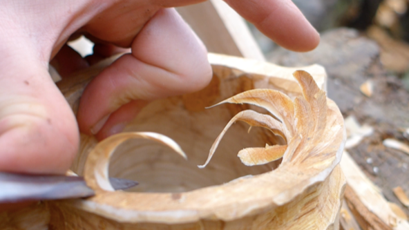 Cup making: focus on the finish, with Wooden Tom