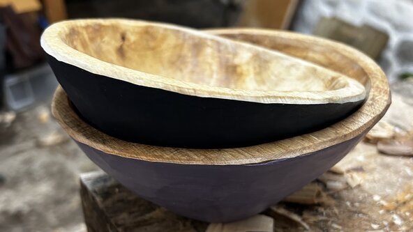 Bowl carving with Mike Craig