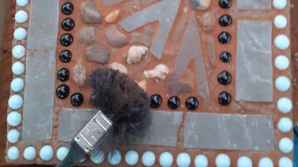 Make a Precast Concrete Mosaic