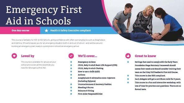 Emergency First Aid Training for Schools