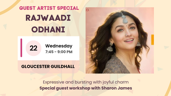 Rajvaadi Odhni | Special Guest Workshop - Sharon James x Nach Le