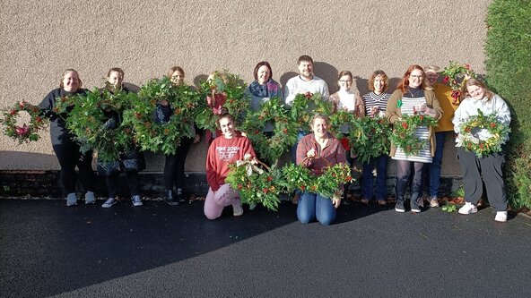Halkyn Wreath-making Workshop for Parents and Carers of children with Additional Needs, Disabilities or Neurodivergency