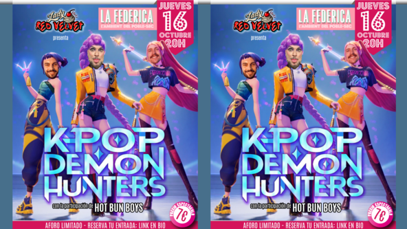 Drag show ✨ K-POP DEMONS HUNTERS ✨de Lady Red Velvet con los Hot Bun Boys