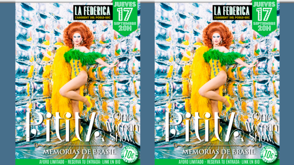 Drag show ✨One Woman Show: Memorias de Brasil✨ con Pitita