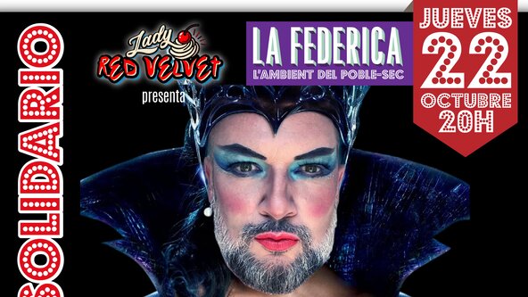 CABARET SOLIDARIO ✨Witch Perfect ✨ de Lady Red Velvet a favor Bcn Checkpoint