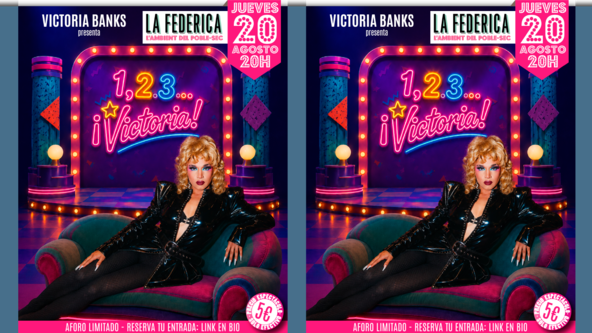 ✨1, 2, 3.. Victoria!✨ Drag Show con Victoria Banks