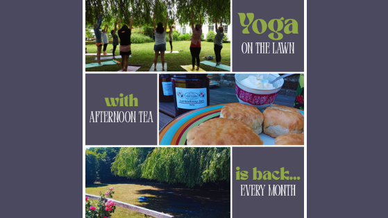 Yoga on the Lawn with Afternoon Tea