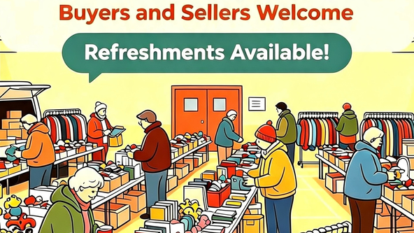 Indoor Car Boot Sale Saturday 24th October 2026