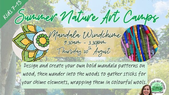 Kids (7-13) Summer Nature Art Camp: Mandala Windchime
